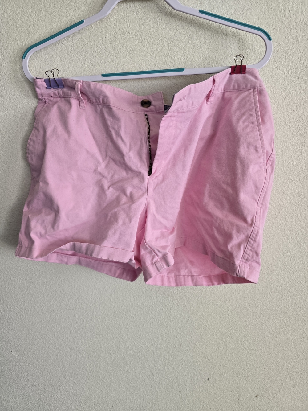 Women’s Casual Pink Cotton Shorts